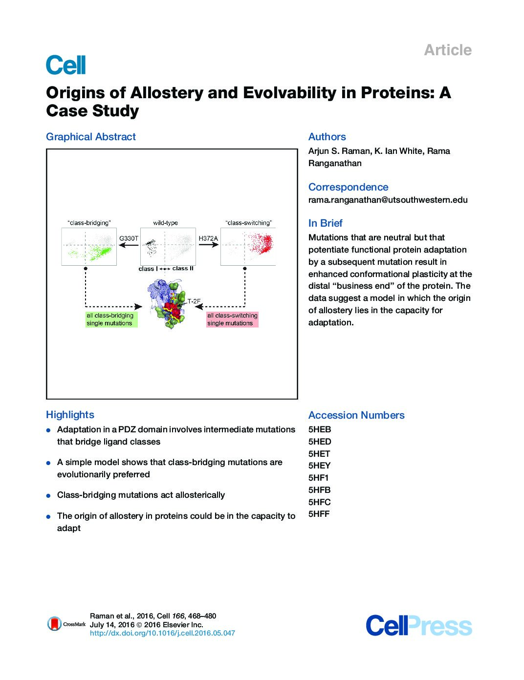 Origins of Allostery and Evolvability in Proteins: A Case Study